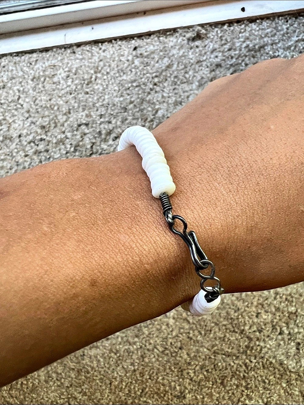 Vintage White seashell Bracelet
